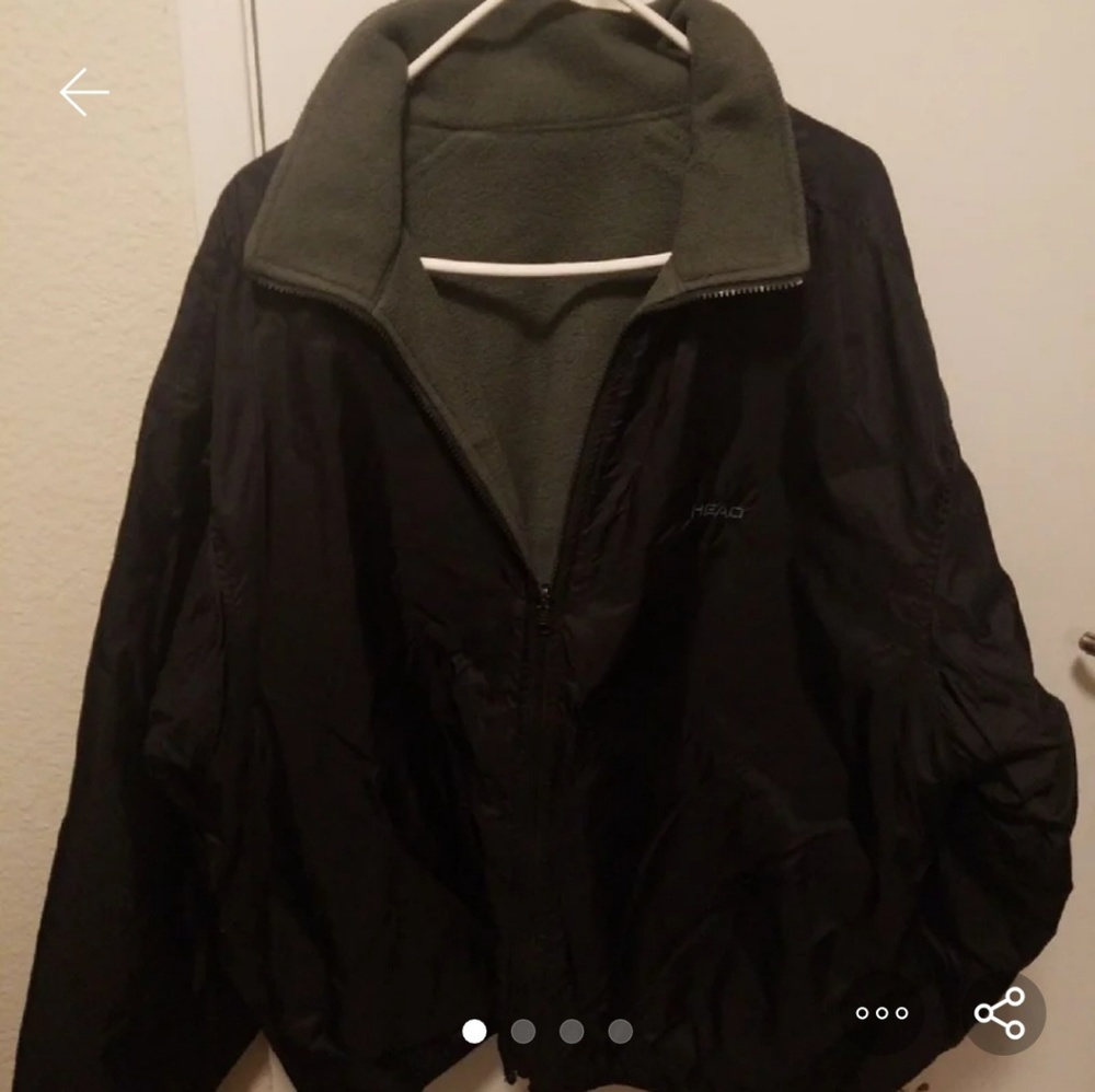 Head black reversible jacket